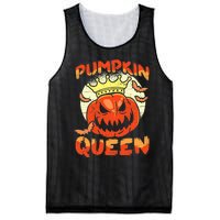 Pumpkin Queen Funny Happy Halloween Mesh Reversible Basketball Jersey Tank