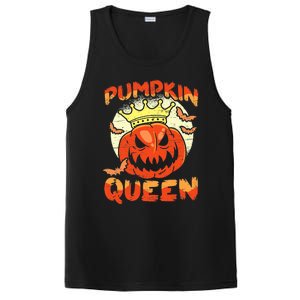 Pumpkin Queen Funny Happy Halloween PosiCharge Competitor Tank