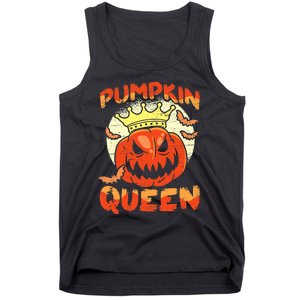 Pumpkin Queen Funny Happy Halloween Tank Top