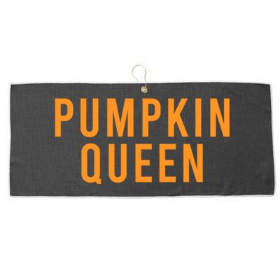 Pumpkin Queen Halloween Gift Large Microfiber Waffle Golf Towel