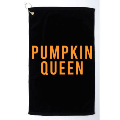 Pumpkin Queen Halloween Gift Platinum Collection Golf Towel