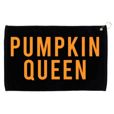 Pumpkin Queen Halloween Gift Grommeted Golf Towel