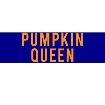 Pumpkin Queen Halloween Gift Bumper Sticker