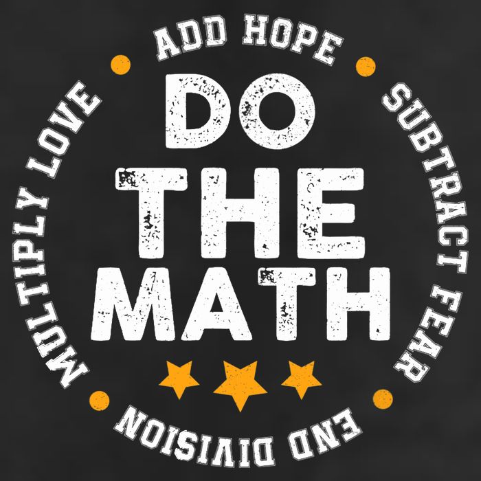 Positive Quote Inspiring Slogan Love Hope Fear Do The Math 11oz C Handle Ceramic Mug