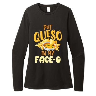 Put Queso In My Facemeaningful Gifto Meaningful Gift International Nacho Day 202 Womens CVC Long Sleeve Shirt