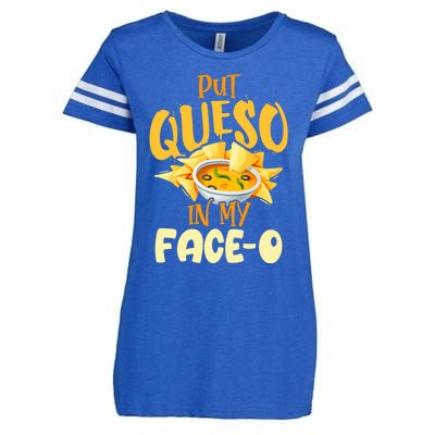 Put Queso In My Facemeaningful Gifto Meaningful Gift International Nacho Day 202 Enza Ladies Jersey Football T-Shirt