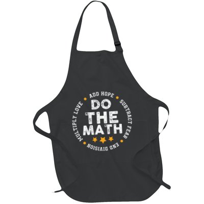 Positive Quote Inspiring Slogan Love Hope Fear Do The Math Apron