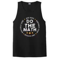 Positive Quote Inspiring Slogan Love Hope Fear Do The Math PosiCharge Competitor Tank