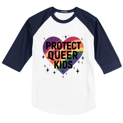 Protect Queer Lgbt Pride Month Baseball Sleeve Shirt