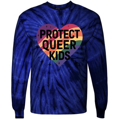 Protect Queer Lgbt Pride Month Tie-Dye Long Sleeve Shirt