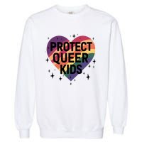 Protect Queer Lgbt Pride Month Garment-Dyed Sweatshirt