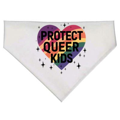 Protect Queer Lgbt Pride Month USA-Made Doggie Bandana