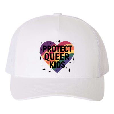 Protect Queer Lgbt Pride Month Yupoong Adult 5-Panel Trucker Hat