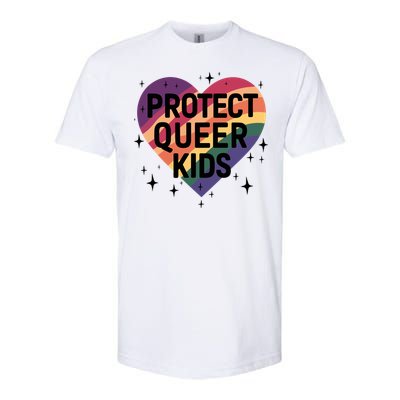 Protect Queer Lgbt Pride Month Softstyle CVC T-Shirt