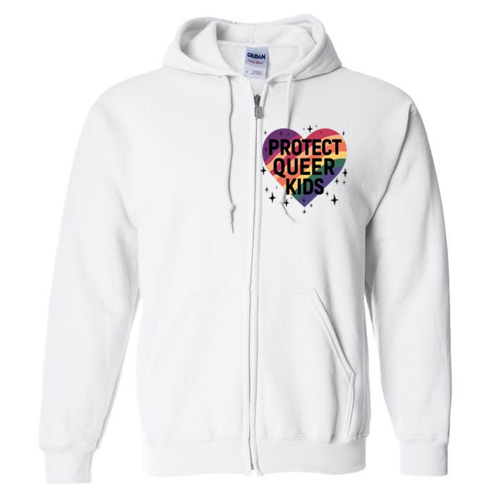 Protect Queer Lgbt Pride Month Full Zip Hoodie