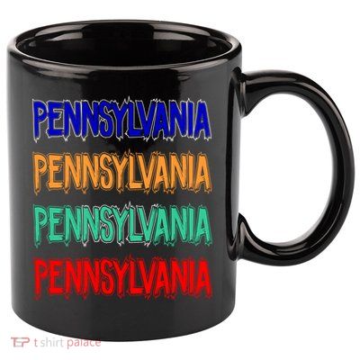Pennsylvania Quad Logo 11oz C Handle Ceramic Mug