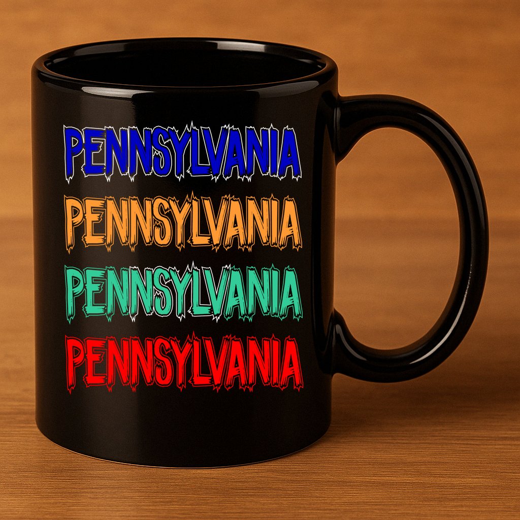 Pennsylvania Quad Logo 11oz C Handle Ceramic Mug