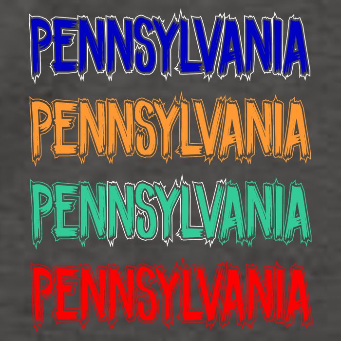 Pennsylvania Quad Logo Vector Backpack
