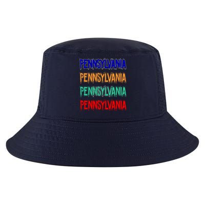 Pennsylvania Quad Logo Cool Comfort Performance Bucket Hat