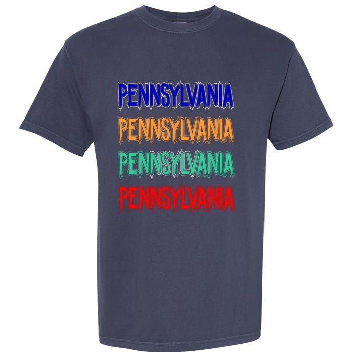 Pennsylvania Quad Logo Garment-Dyed Heavyweight T-Shirt