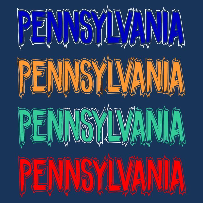 Pennsylvania Quad Logo Cooling Performance Crew T-Shirt