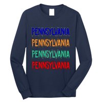 Pennsylvania Quad Logo Long Sleeve Shirt