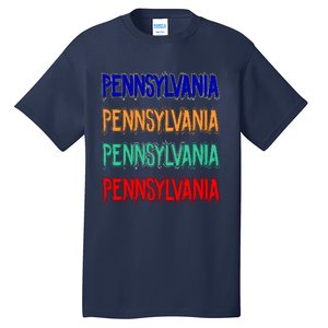 Pennsylvania Quad Logo Tall T-Shirt