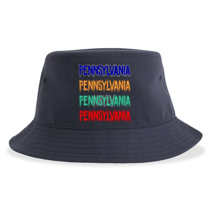 Pennsylvania Quad Logo Sustainable Bucket Hat