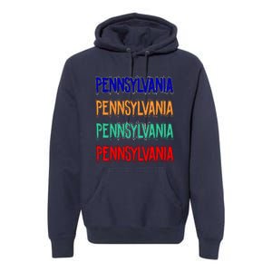 Pennsylvania Quad Logo Premium Hoodie