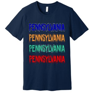 Pennsylvania Quad Logo Premium T-Shirt