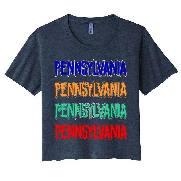 Pennsylvania Quad Logo Crop Top