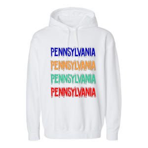 Pennsylvania Quad Logo Garment-Dyed Fleece Hoodie