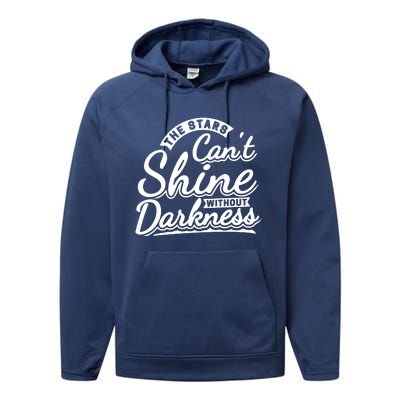 Positive Quote Lovers Performance Fleece Hoodie