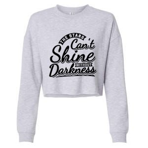 Positive Quote Lovers Cropped Pullover Crew