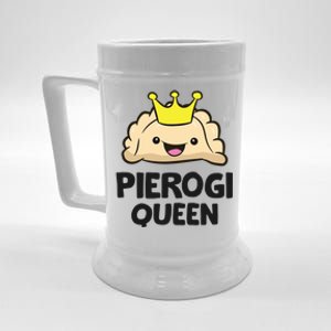 Pierogi Queen Polish Pierogi Gift Beer Stein