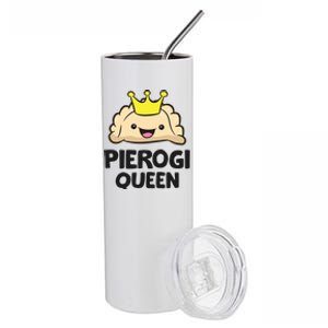 Pierogi Queen Polish Pierogi Gift Stainless Steel Tumbler