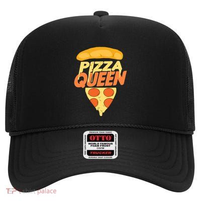 Pizza Queen High Crown Mesh Back Trucker Hat
