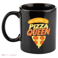 Pizza Queen 11oz C Handle Ceramic Mug
