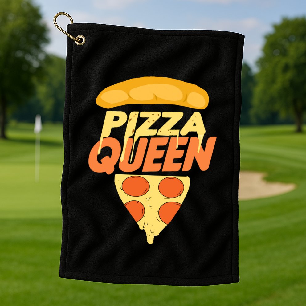 Pizza Queen Golf Towel