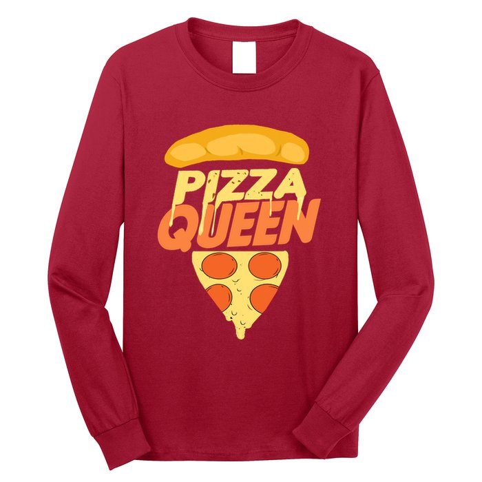 Pizza Queen Long Sleeve Shirt