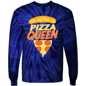 Pizza Queen Tie-Dye Long Sleeve Shirt