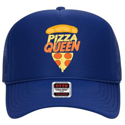 Pizza Queen High Crown Mesh Back Trucker Hat