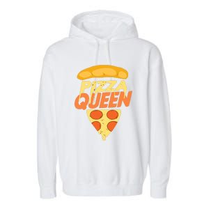 Pizza Queen Garment-Dyed Fleece Hoodie