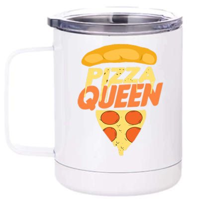 Pizza Queen 12 oz Stainless Steel Tumbler Cup