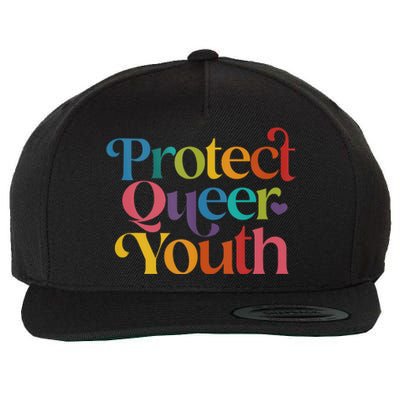 Protect Queer Protect Queer Lgbtq Wool Snapback Cap