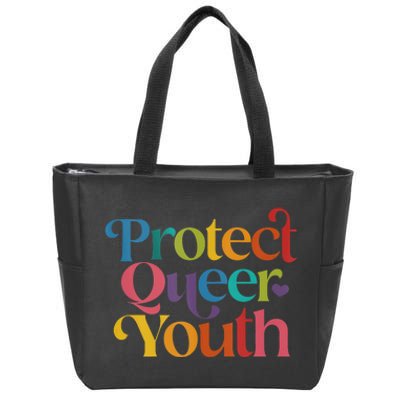 Protect Queer Protect Queer Lgbtq Zip Tote Bag