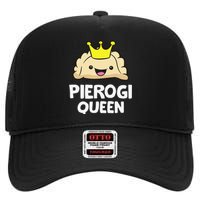 Pierogi Queen Polish Pierogi Funny Pierogi High Crown Mesh Back Trucker Hat