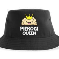 Pierogi Queen Polish Pierogi Funny Pierogi Sustainable Bucket Hat