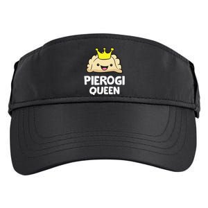 Pierogi Queen Polish Pierogi Funny Pierogi Adult Drive Performance Visor