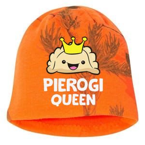 Pierogi Queen Polish Pierogi Funny Pierogi Kati - Camo Knit Beanie